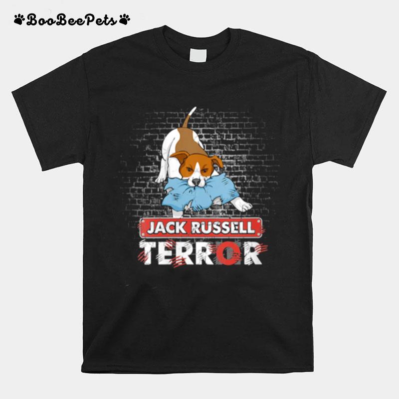 Jack Russell Terror Bad Dogs Jack Russell Terrier Dog T-Shirt