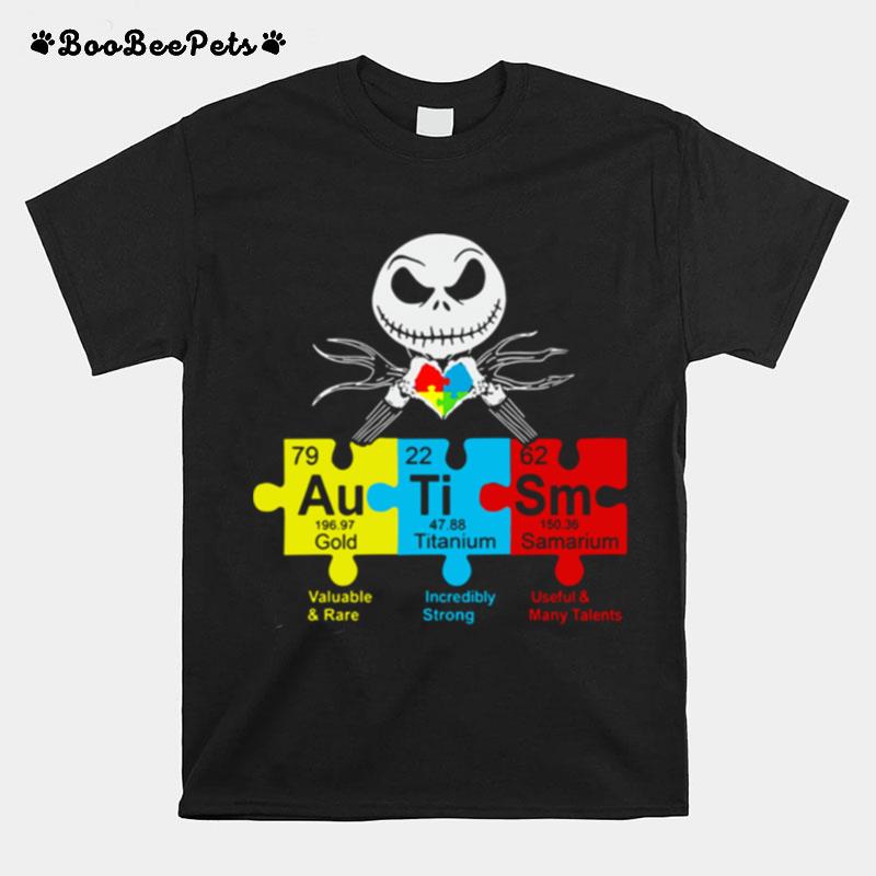 Jack Skeleton Autism T-Shirt