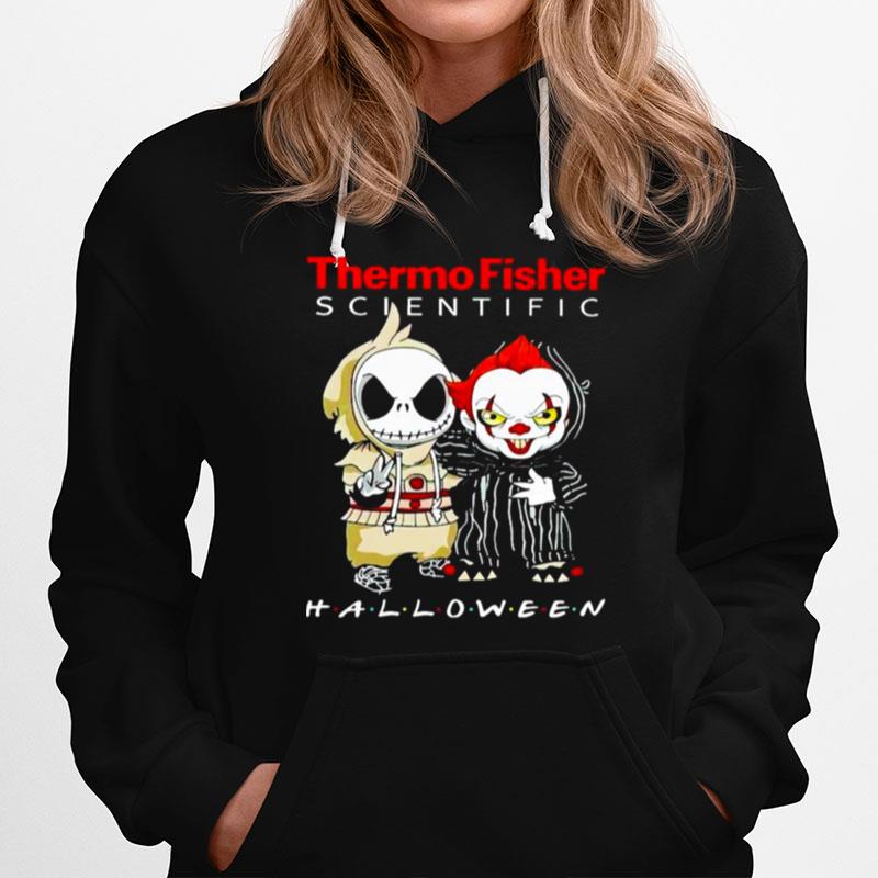 Jack Skellington And Pennywise Thermo Fisher Scientific Halloween Hoodie