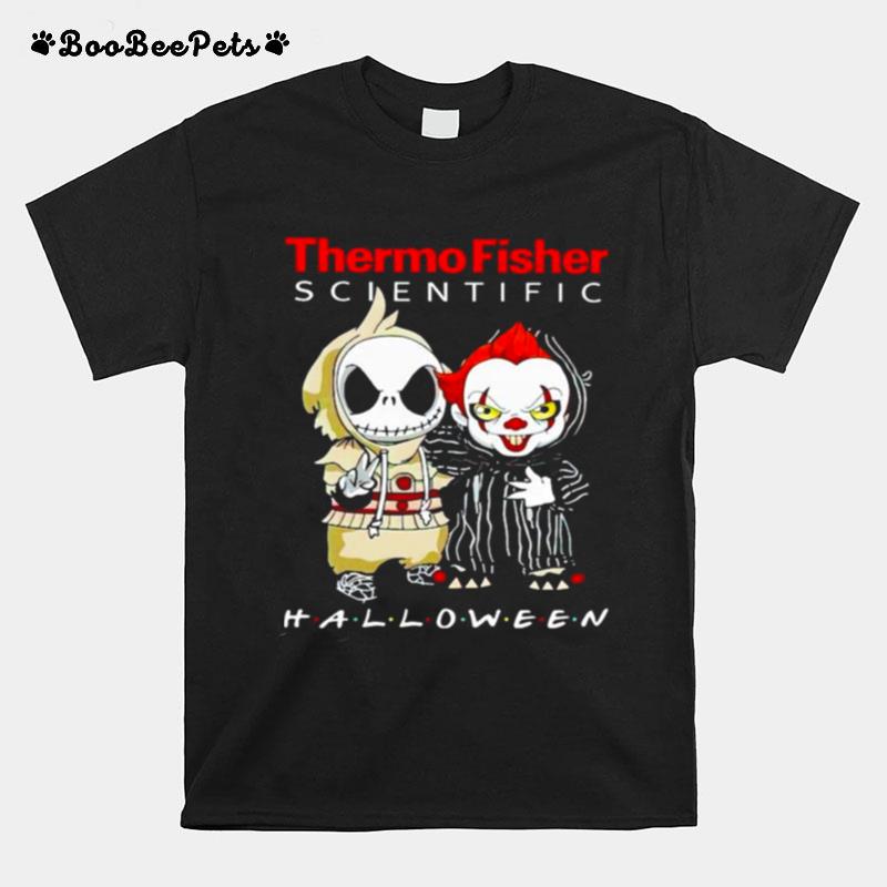 Jack Skellington And Pennywise Thermo Fisher Scientific Halloween T-Shirt