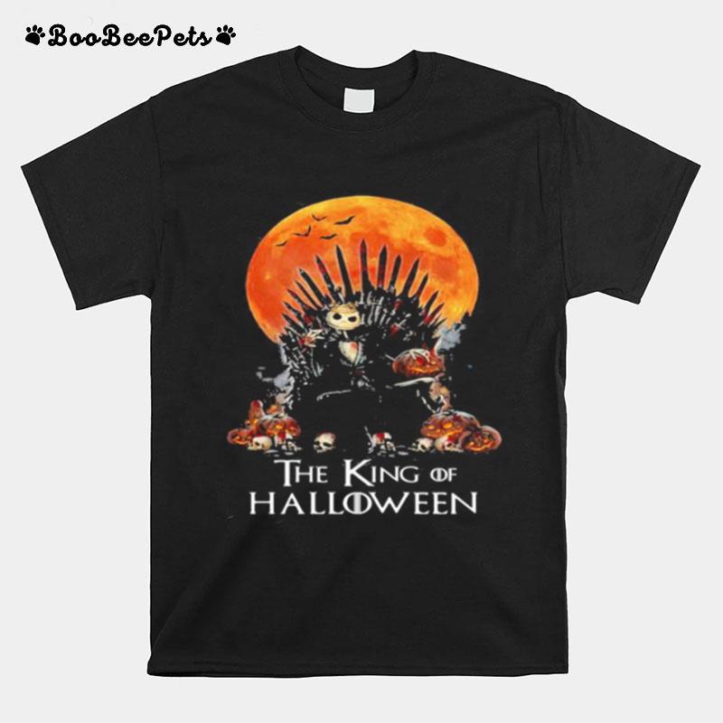 Jack Skellington The King Of Halloween Moon T-Shirt