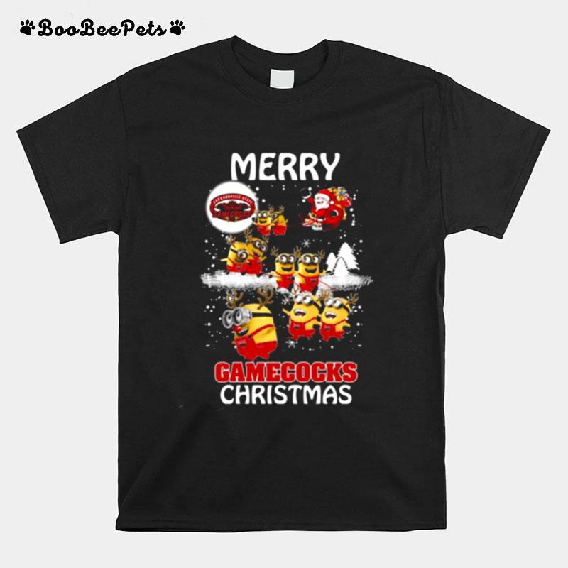 Jacksonville State Gamecocks Minions Ugly Christmas T-Shirt