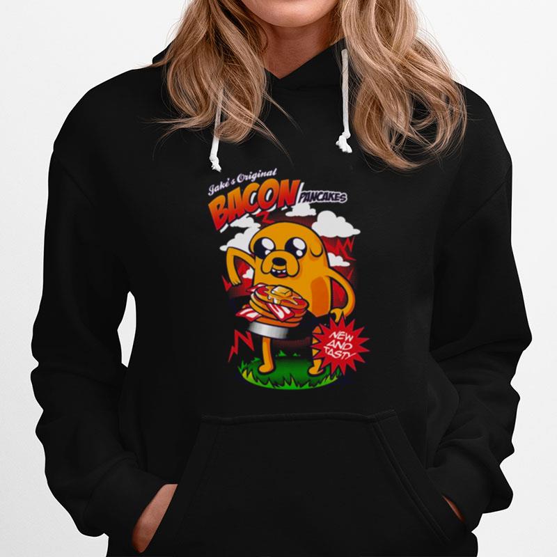 Jake Bacon Pancakes New And Tasty Adventure Time Parody Hoodie