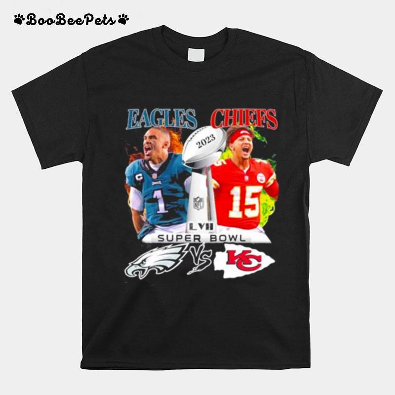 Jalen Hurts X Mahomes Super Bowl Lvii 2023 T-Shirt