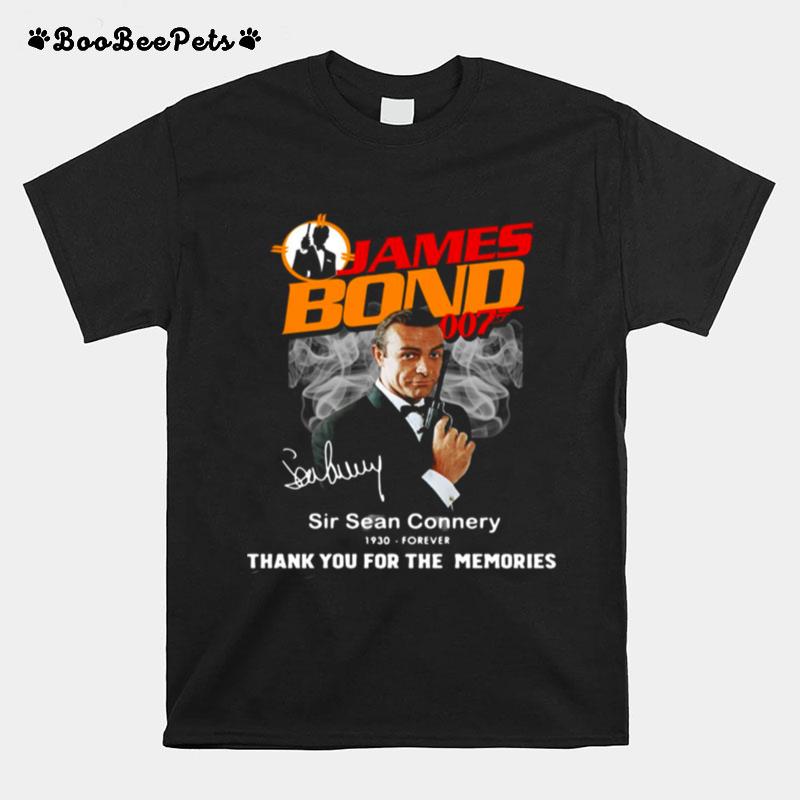 James Bond 007 Sir Sean Connery 1930 Forever Thank You For The Memories T-Shirt