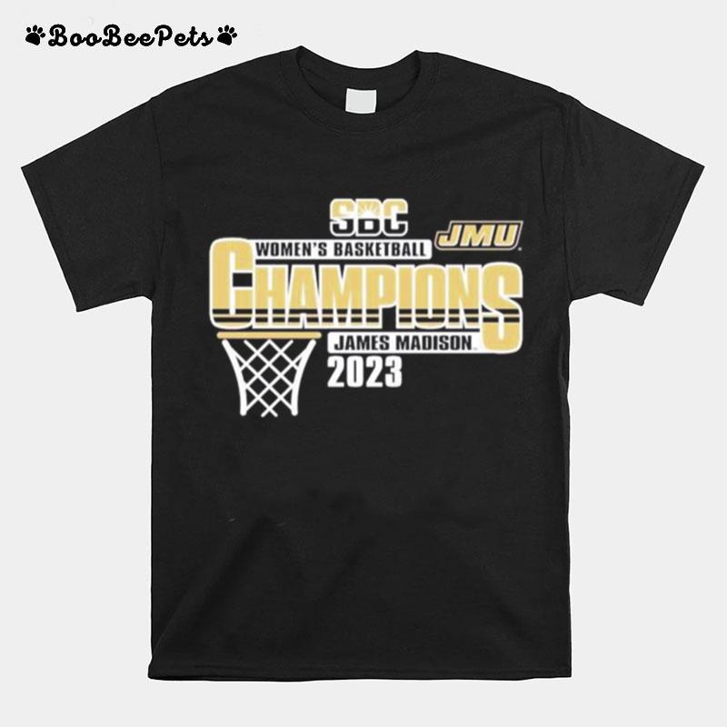 James Madison University Womens Basketball 2023 Sbc Regular Season Champions T-Shirt