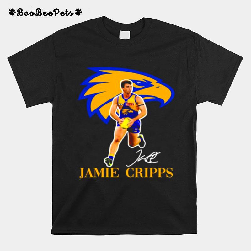 Jamie Cripps Player Of Team Philadelphia Eagles Football Signature T-Shirt