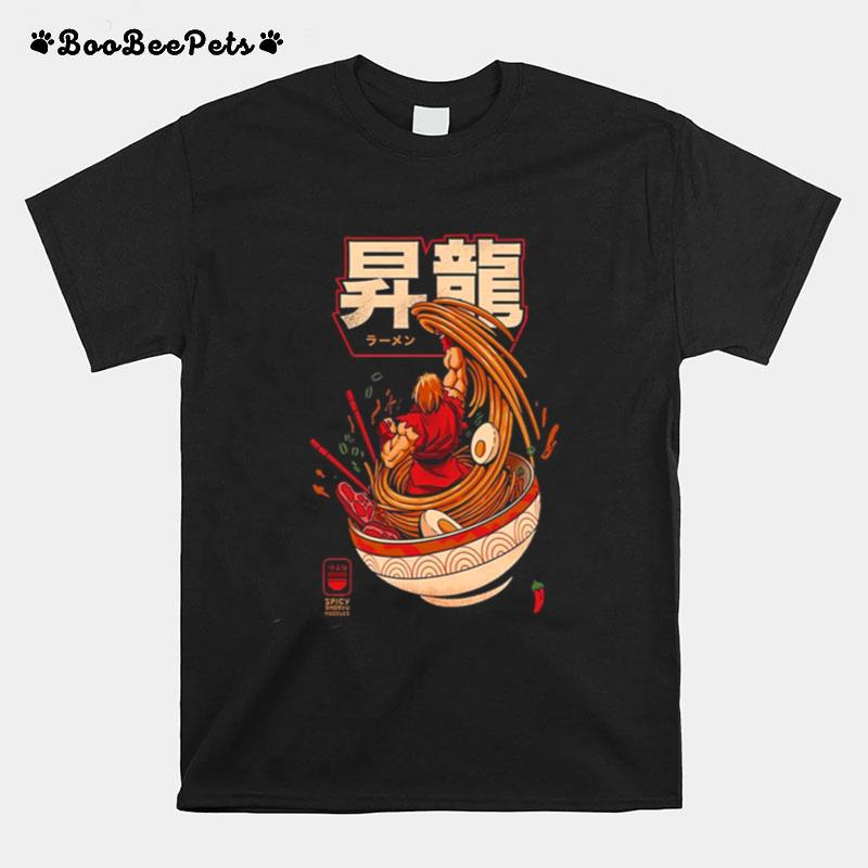 Japan Ramen Ken Masters Street Fighter T-Shirt