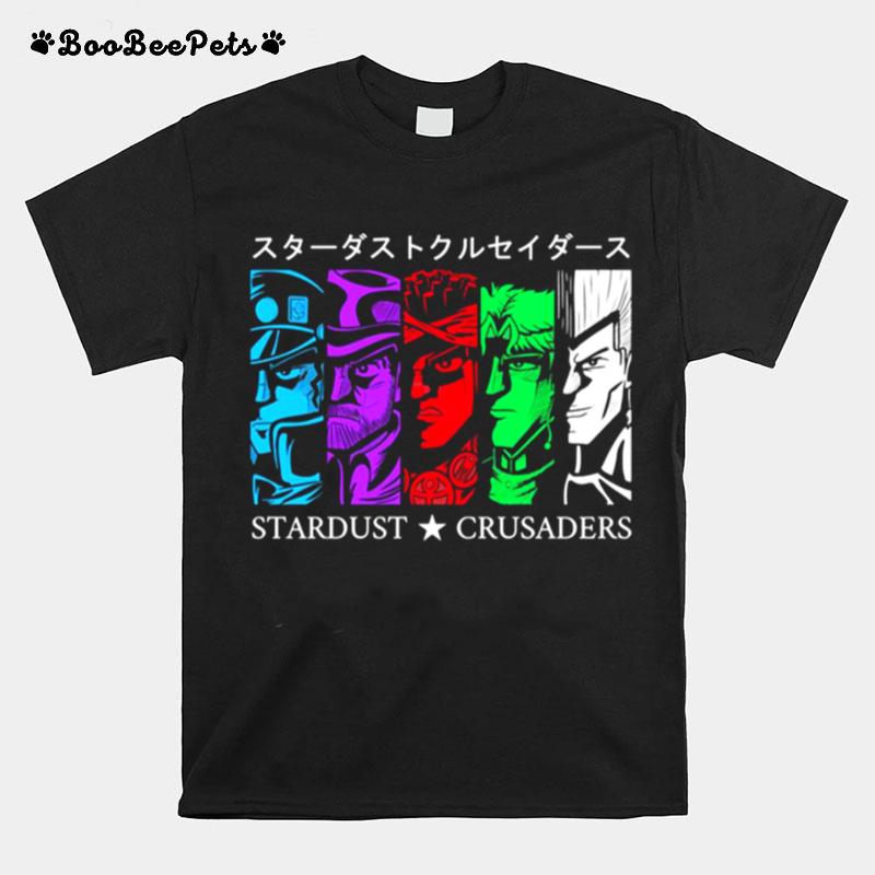 Japanese Stardust Crusaders Jojos Bizarre Adventure Anime T-Shirt