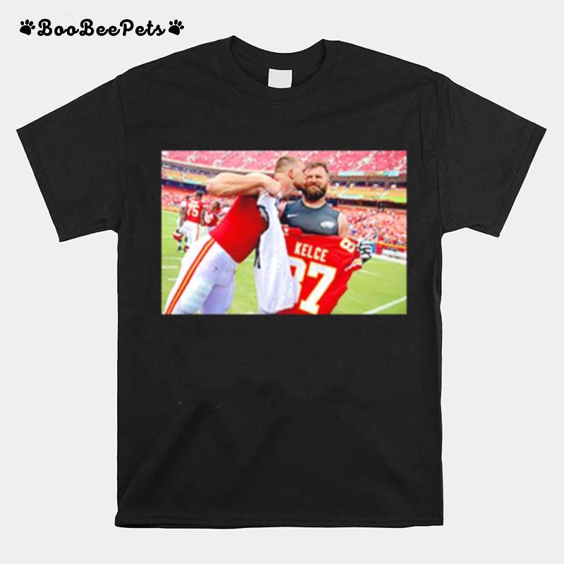 Jason Kelce And Travis Kelce Super Bowl T-Shirt