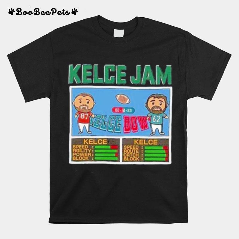 Jason Kelce Vs Travis Kelce Super Bowl 2023 T-Shirt