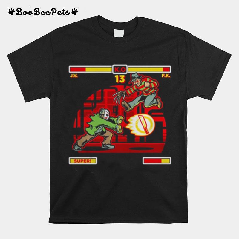 Jason Voorhees Vs Freddy Krueger Play Game T-Shirt