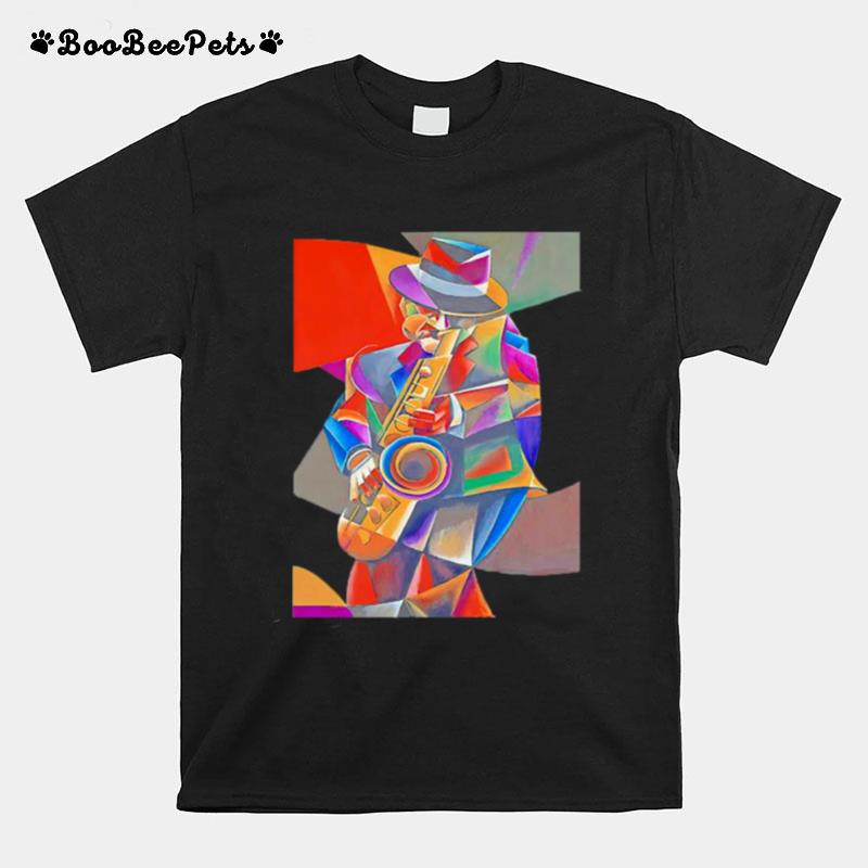 Jazz Sax Painting By Bob Gregory T-Shirt