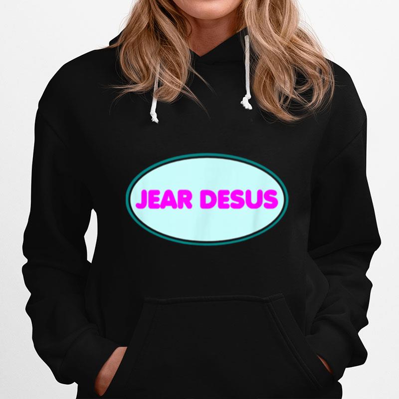 Jear Desus Online Farris Joke Meme Tik Humor Blue Oval Hoodie