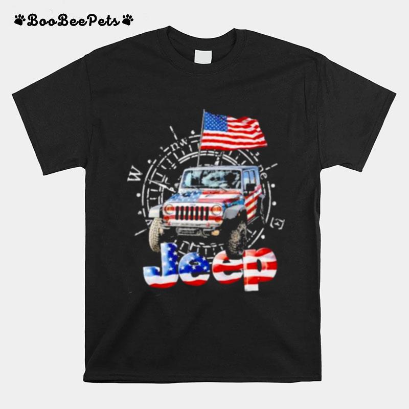 Jeep Compass American Flag T-Shirt