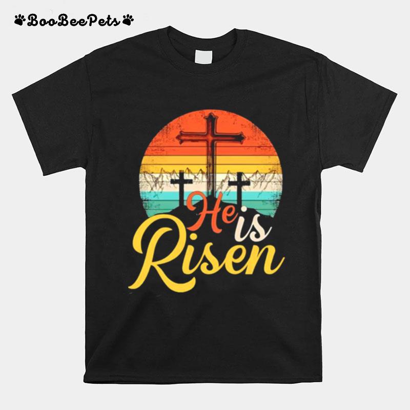 Jesus He Is Risen Vintage T-Shirt