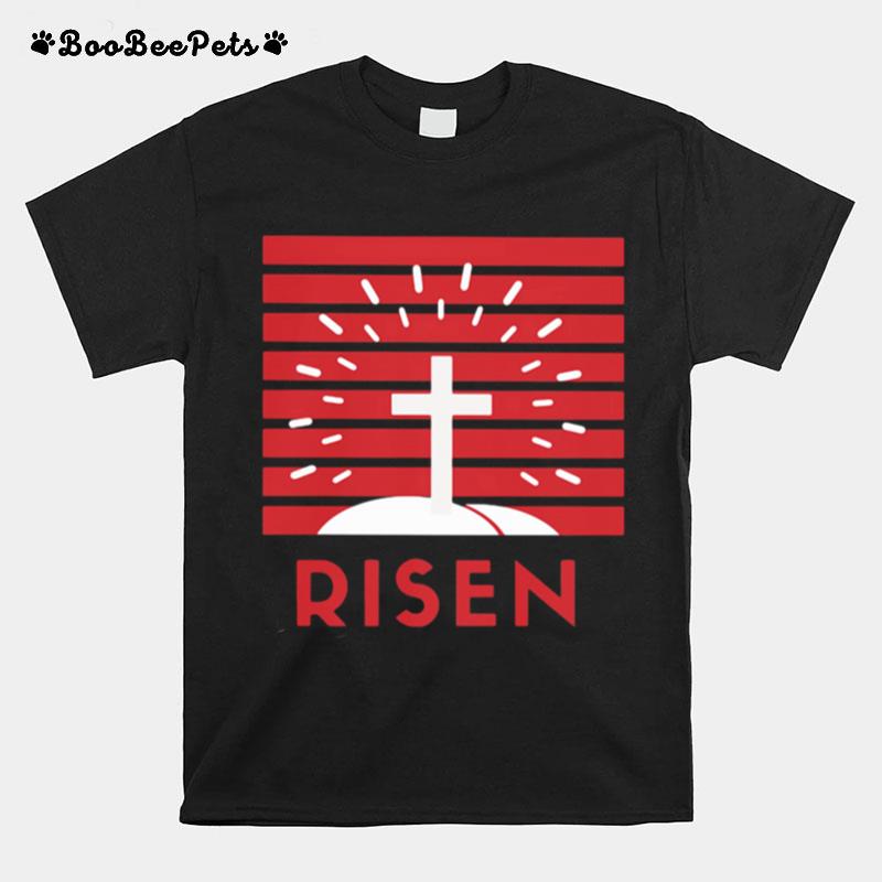 Jesus Is Risen Cross Vintage T-Shirt