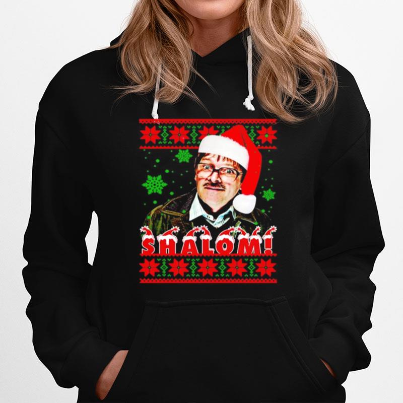 Jim Bell Shalom Ugly Christmas Hoodie