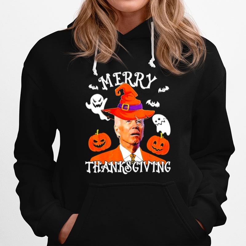 Joe Biden Confused Merry Thanksgiving For Halloween 2022 Hoodie