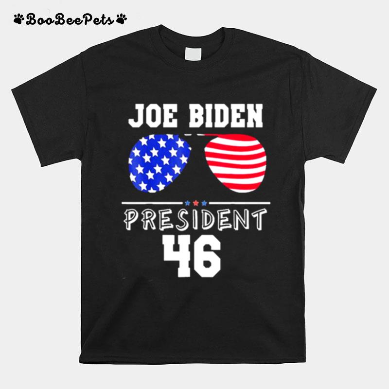 Joe Biden President 46 Sunglasses Patriotic American Flag Classic T-Shirt