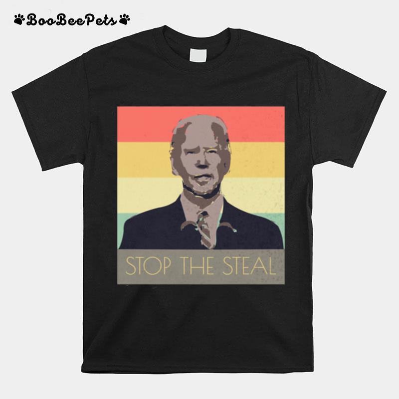 Joe Biden Stop The Steal Vintage Election T-Shirt