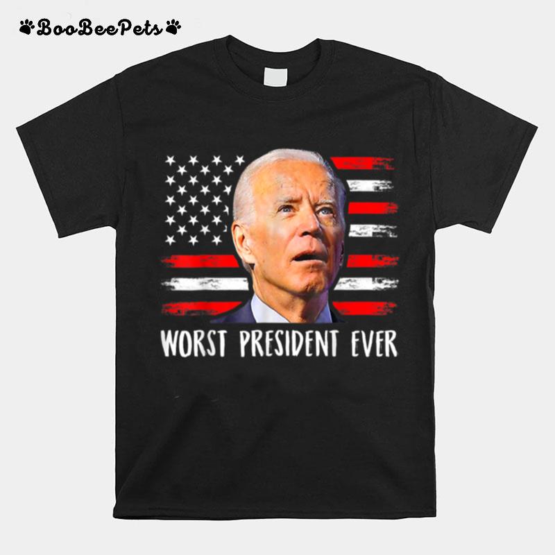 Joe Biden Worst President Ever Funny Joe Biden Memes T B0B451Cv25 T-Shirt