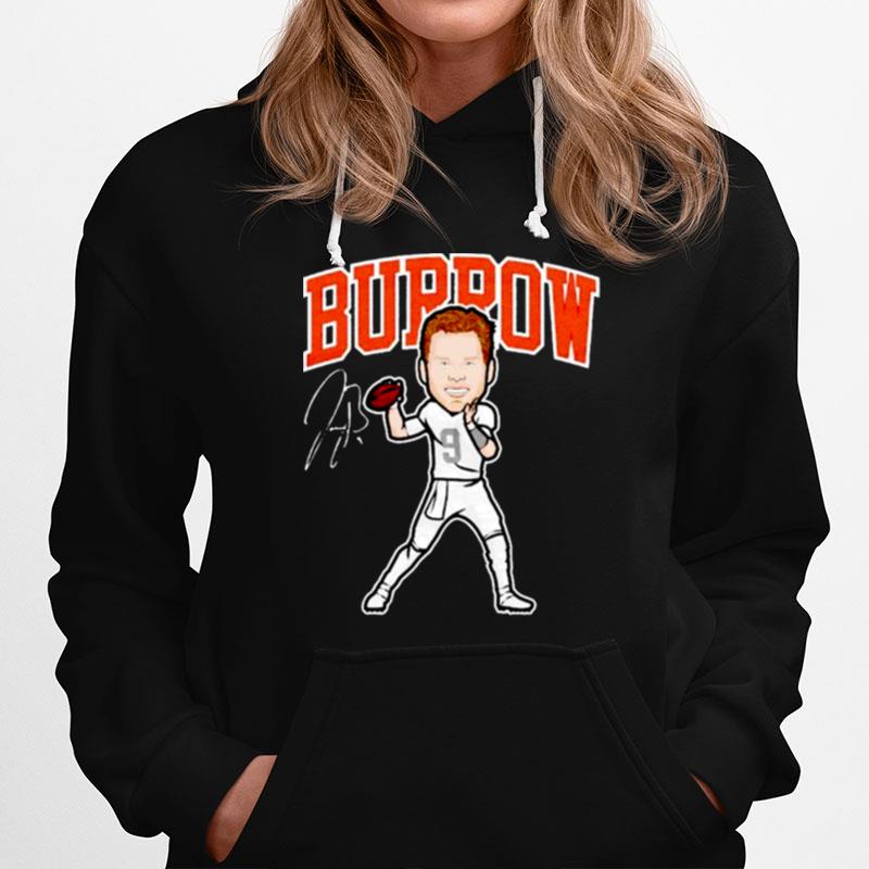 Joe Burrow Cincinnati Toon Signature Hoodie