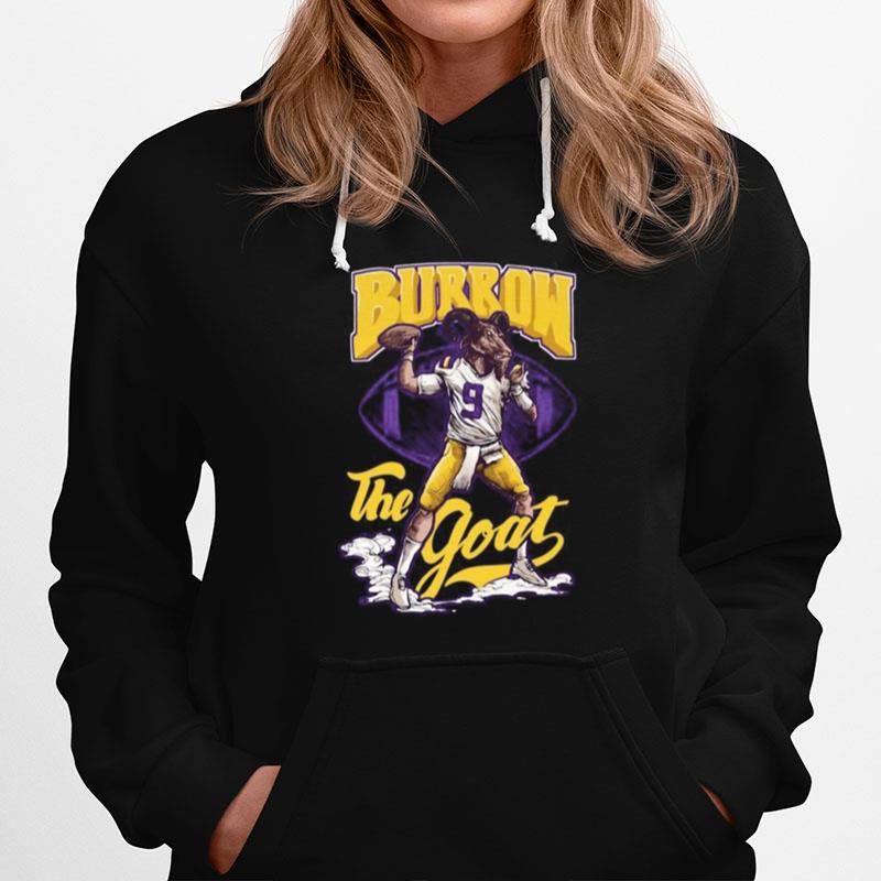 Joe Burrow Lsu Tigers Football The Goat Hoodie