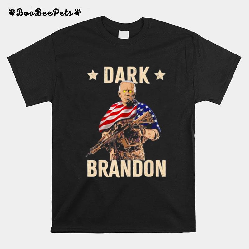 Joe Dark Brandon Usa Flag Dark Brandon Democrat T-Shirt