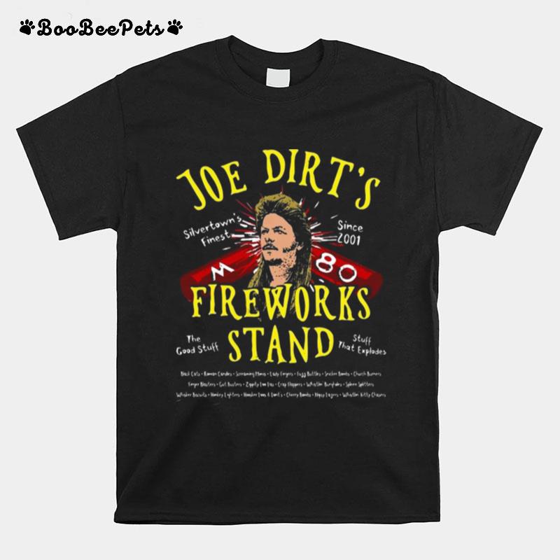 Joe Dirts Fireworks Stand Parody T-Shirt