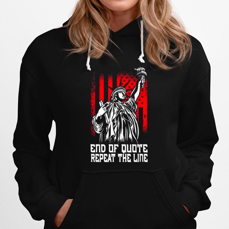 Joe Prompter End Of Quote Repeat The Line Hoodie