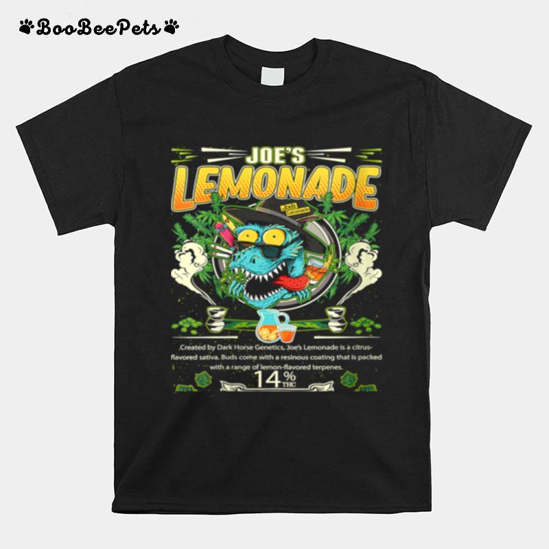 Joes Lemonade Hybrid Cross Marijuana Strain Cannabis Leaf T-Shirt