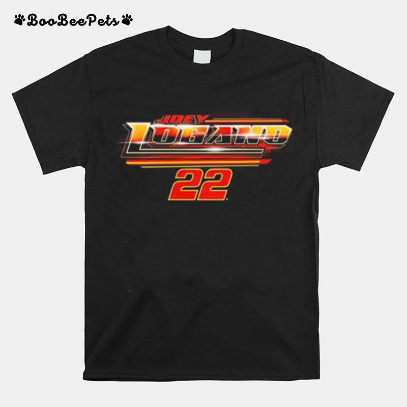 Joey Logano Team Penske Black 2023 22 Shell Pennzoil T-Shirt
