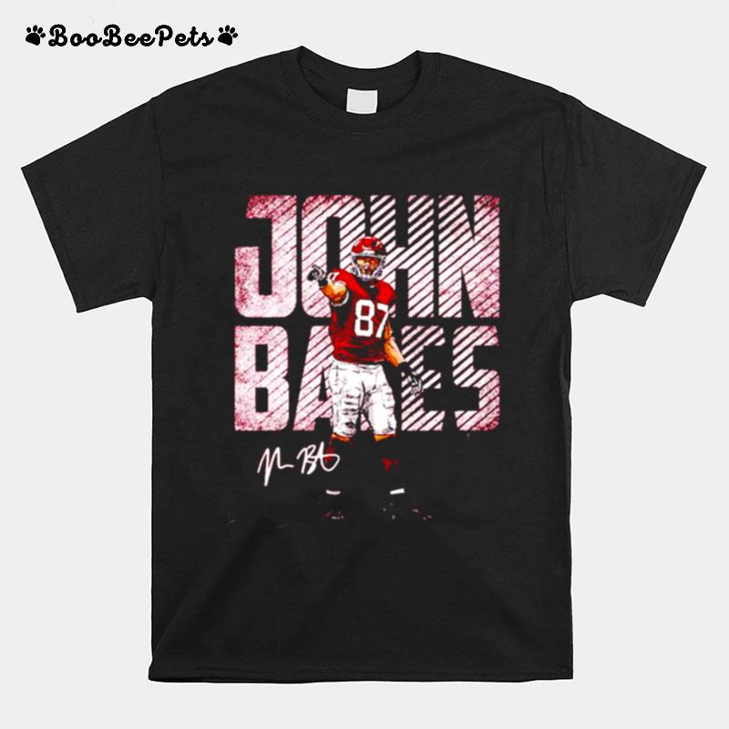 John Bates Washington Commanders Bold Signature T-Shirt