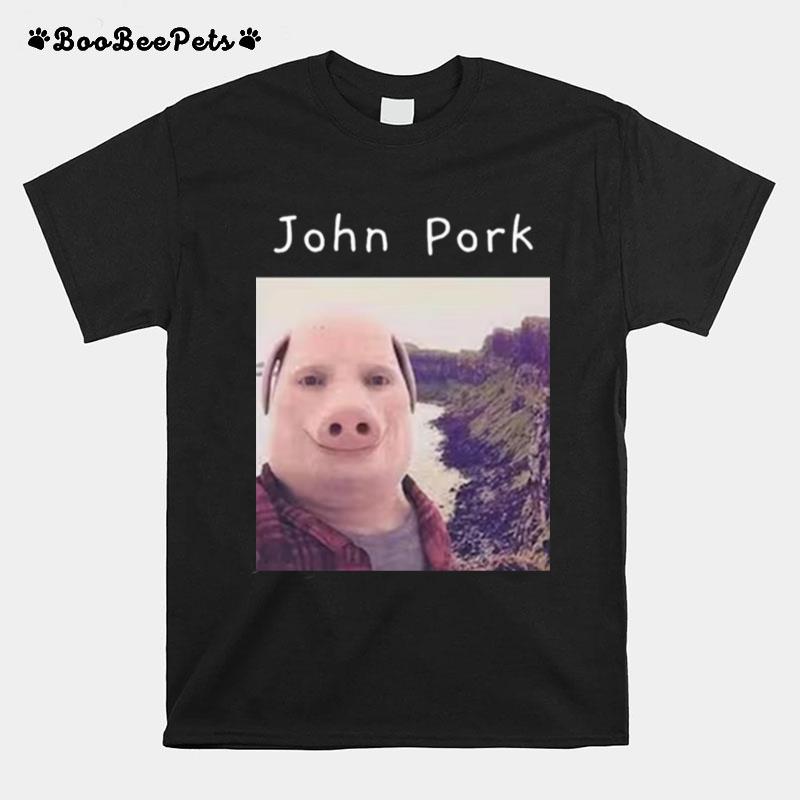 John Pork Graphic Rest In Peace T-Shirt