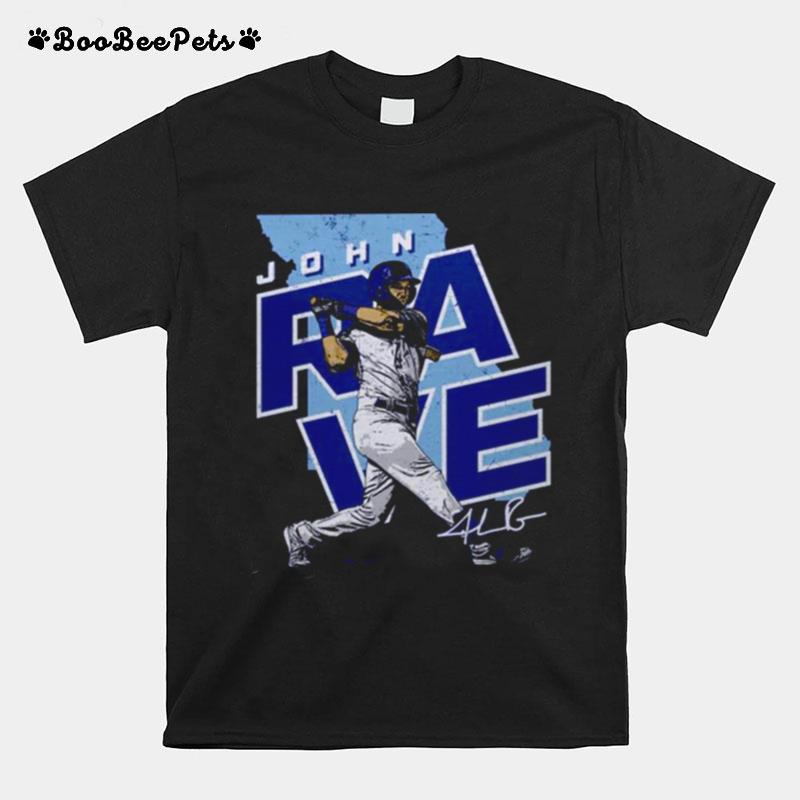 John Rave Kansas City Player Map Signature T-Shirt