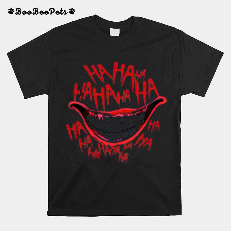 Joker Harley Quinn Ha Ha Ha Halloween T-Shirt