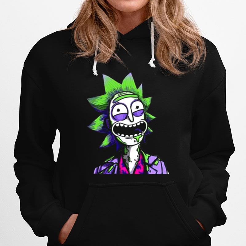 Joker Rick Sanchez Rick And Morty Hoodie