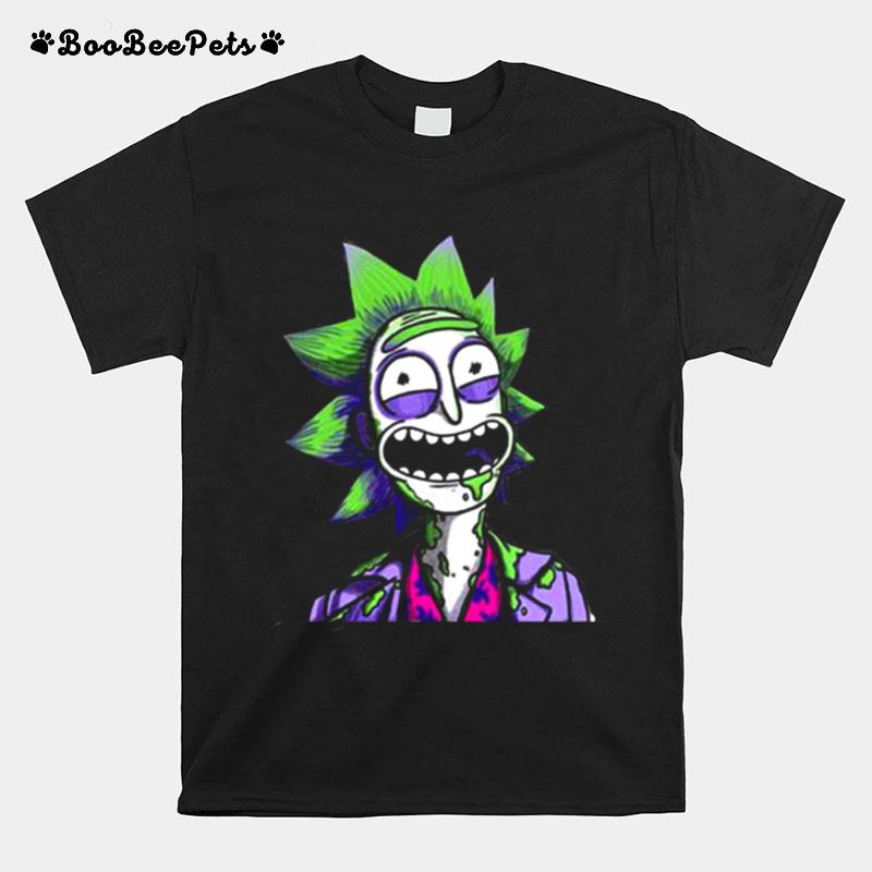 Joker Rick Sanchez Rick And Morty T-Shirt