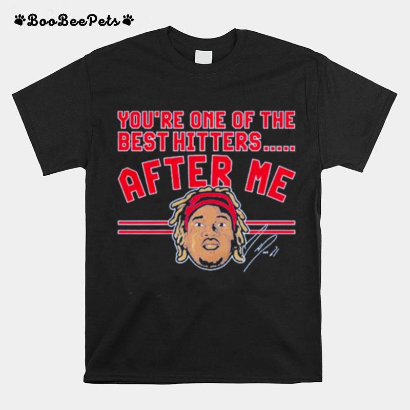 Jose Ramirez Youre One Of The Best Hitters After Me T-Shirt