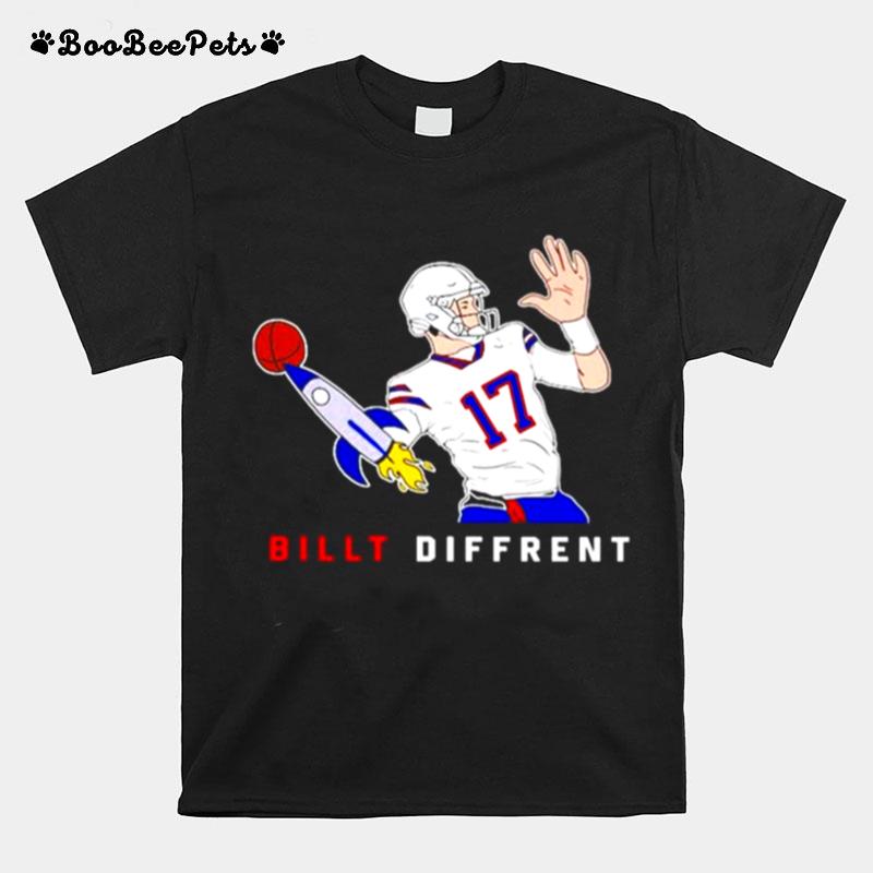 Josh Allen Buffalo Bills Billt Different 17 T-Shirt