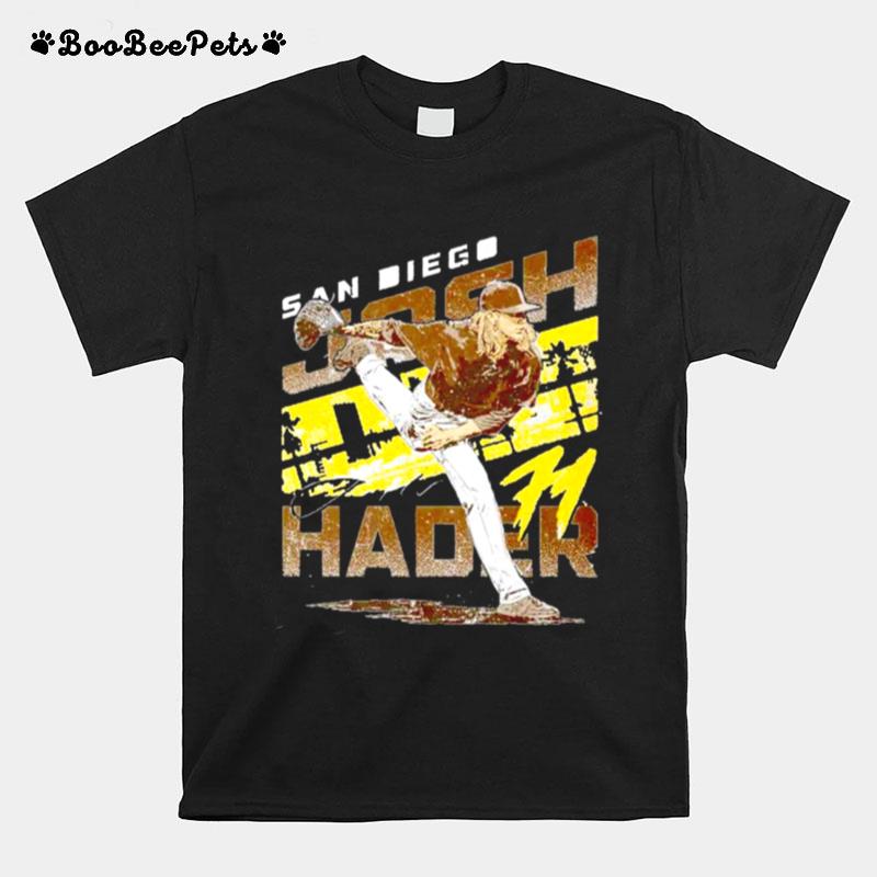 Josh Hader San Diego Padres City Name Signature T-Shirt
