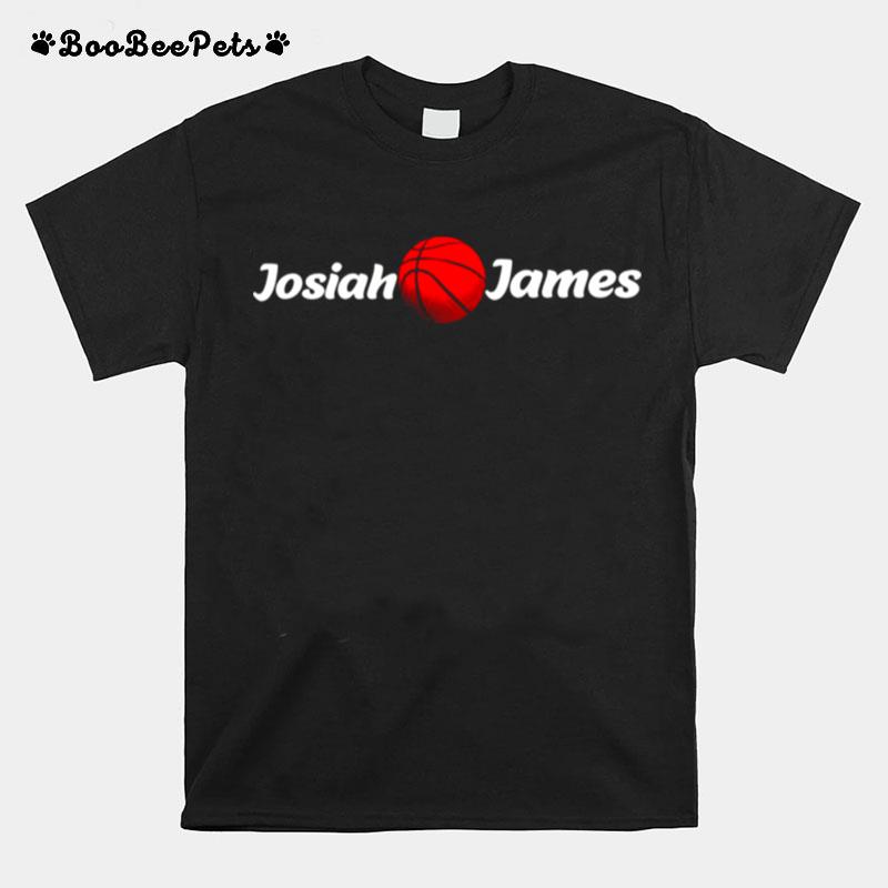 Josiah James Basketball Design T-Shirt