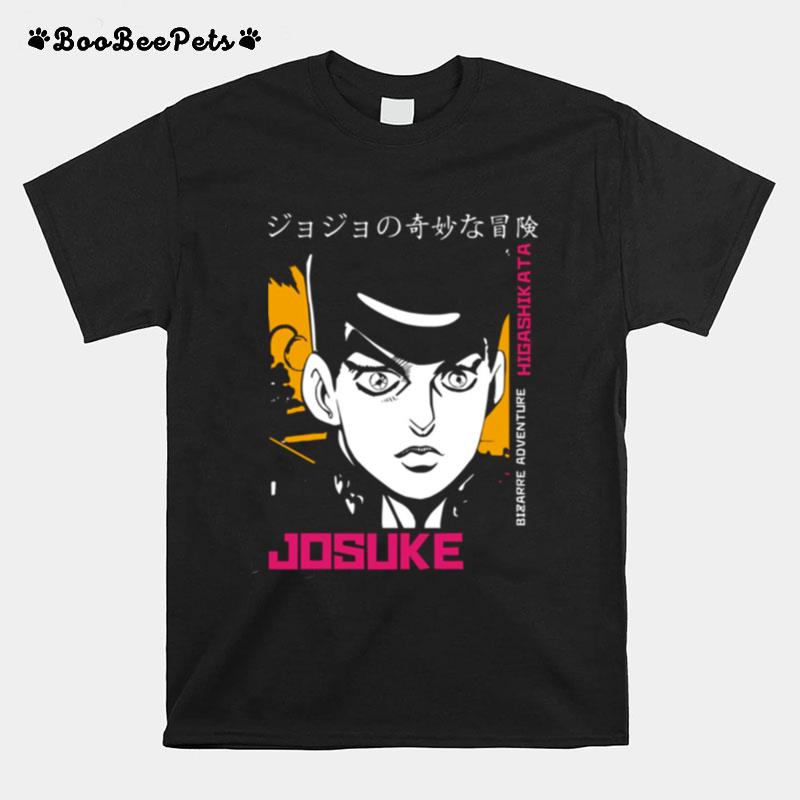 Josuke Jojos Bizarre Adventure Higashikata Retro T-Shirt