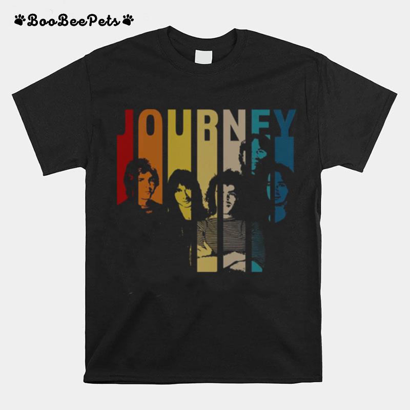 Journey Band Retro Vintage Journey Gift For You T-Shirt