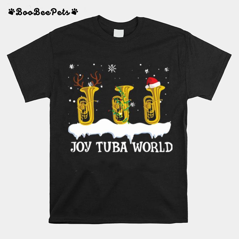 Joy Tuba World Christmas T-Shirt