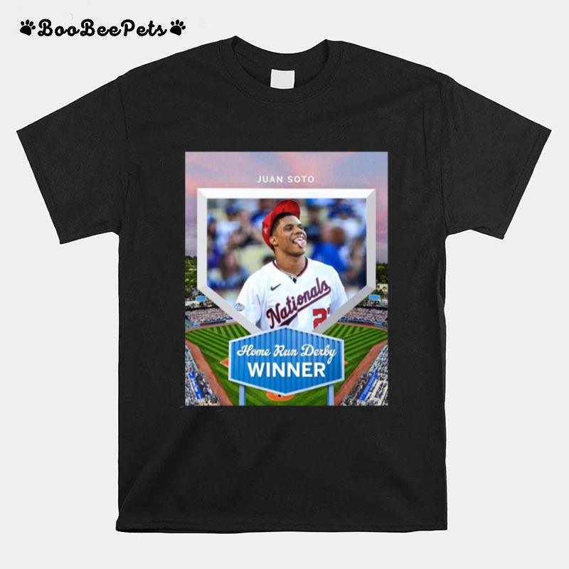 Juan Soto Washington Baseball Home Run Derby Winner T-Shirt