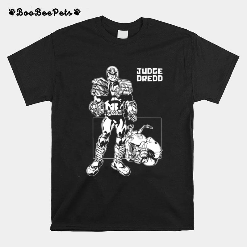 Judicial Officer Judge Dredd Character T-Shirt