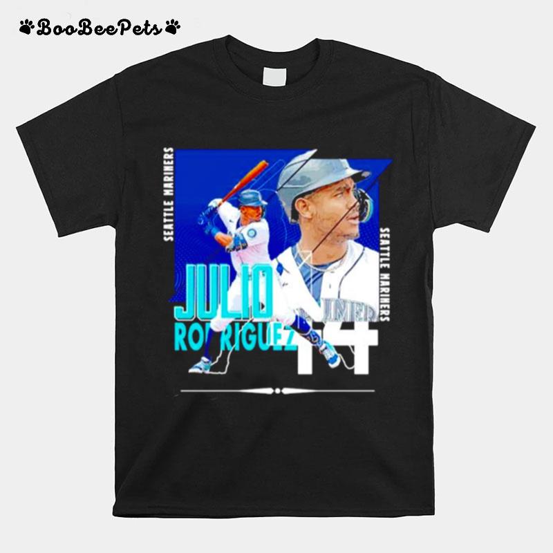 Julio Rodriguez Seattle Mariners Baseball Poster T-Shirt