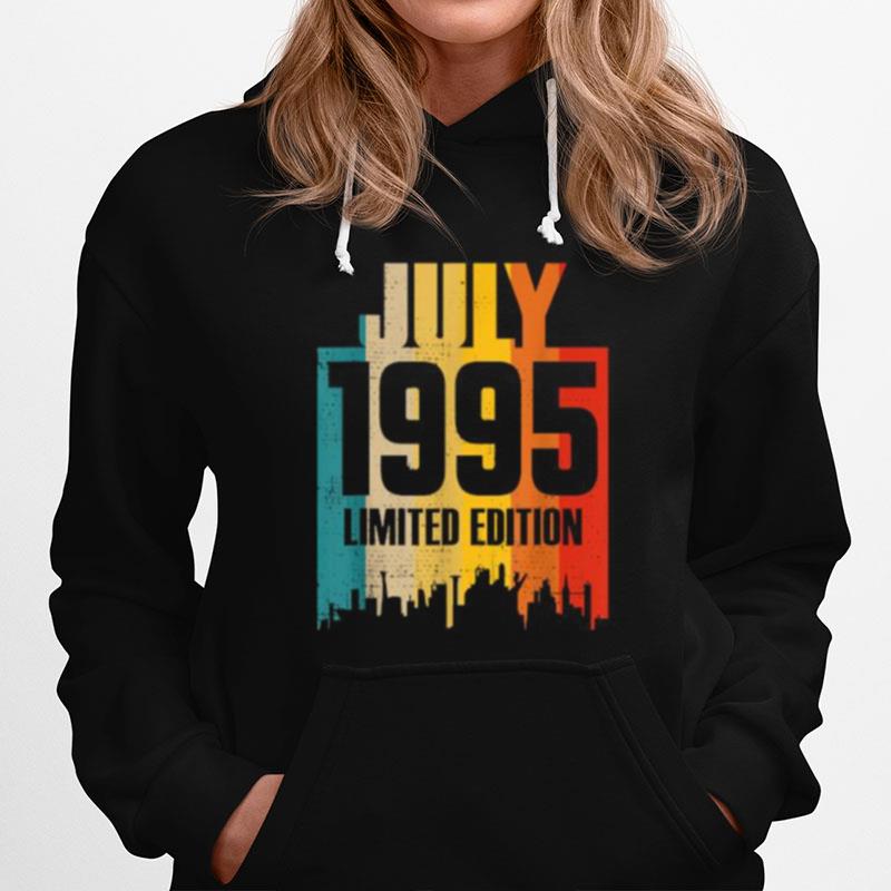 July 1995 Limited Edition Retro Vintage Hoodie